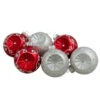 Northlight 6ct Red And Silver Retro Reflector Matte Glass Christmas Ball Ornament Set 3.25" (82mm) 2 Northlight 6ct Red And Silver Retro Reflector Matte Glass Christmas Ball Ornament Set 3.25" (82mm) -Ornaments Store northlight wy27598 53212.1588344183