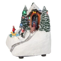 Northlight 7.5" White Lighted LED Musical Christmas Ice Skating Village Tabletop Decor -Ornaments Store northlight xh27848 1 14183.1588406323