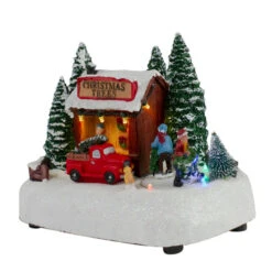 Northlight 8" LED Lighted And Musical Christmas Village Tree Shop Table Top Decoration - Pre-Lit 10 Northlight 8" LED Lighted And Musical Christmas Village Tree Shop Table Top Decoration - Pre-Lit -Ornaments Store northlight xh27849 1 43698.1588414326