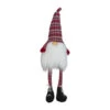 Northlight 23" Red And Gray Striped Christmas Santa Gnome With Dangling Legs -Ornaments Store northlight yj02255 50222.1587645151