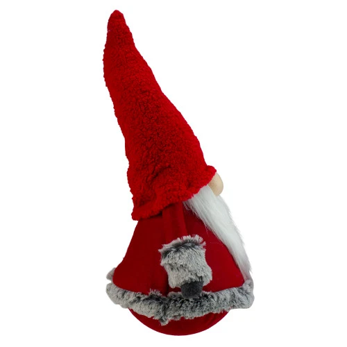 Northlight 17" Red And Gray Tumbling Santa Gnome With White Beard Christmas Figure 5 Northlight 17" Red And Gray Tumbling Santa Gnome With White Beard Christmas Figure - Image 3