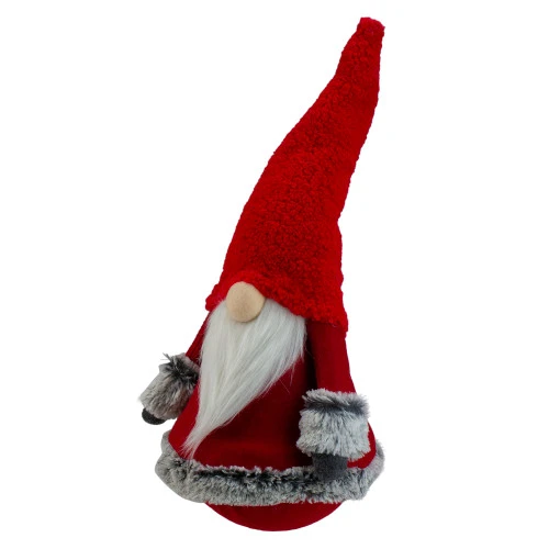 Northlight 17" Red And Gray Tumbling Santa Gnome With White Beard Christmas Figure 7 Northlight 17" Red And Gray Tumbling Santa Gnome With White Beard Christmas Figure - Image 5
