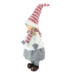 Northlight 24" White And Gray Young Girl Gnome Christmas Tabletop Decor -Ornaments Store northlight yj14731 b 1 23772.1588415595