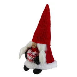 Northlight 13.5" Red And Gray Smiling Woman Christmas Gnome Tabletop Figure -Ornaments Store northlight yj36282 b 02 89739.1587645150