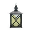 Northlight 12.5" Black Candle Lantern With 3 Flameless LED Candles -Ornaments Store northlight yw14839 46718.1664989114