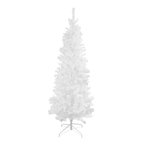 Northlight 6.5' White Winston Pine Slim Artificial Christmas Tree - Unlit 3 Northlight 6.5' White Winston Pine Slim Artificial Christmas Tree - Unlit