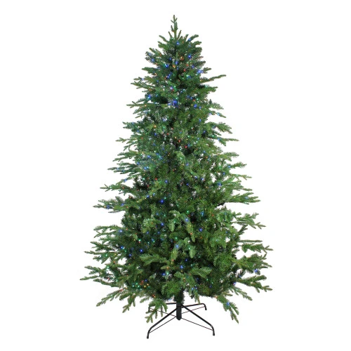 Northlight 7.5' Pre-Lit Medium Ashland Sitka Spruce Artificial Christmas Tree - Multicolor LED Lights 3 Northlight 7.5' Pre-Lit Medium Ashland Sitka Spruce Artificial Christmas Tree - Multicolor LED Lights