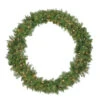 Northlight Pre-Lit Northern Pine Artificial Christmas Wreath - 48-Inch, Clear Lights -Ornaments Store northlight z84671 24763.1588357587