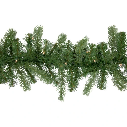 Northlight 9' X 10" Pre-Lit Noble Fir Artificial Christmas Garland - Clear Lights 7 Northlight 9' X 10" Pre-Lit Noble Fir Artificial Christmas Garland - Clear Lights - Image 5