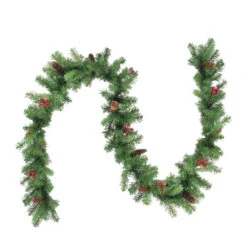 Northlight 9' X 10" Noble Fir With Berries Artificial Christmas Garland - Unlit -Ornaments Store northlight z85365 3 63142.1599873124
