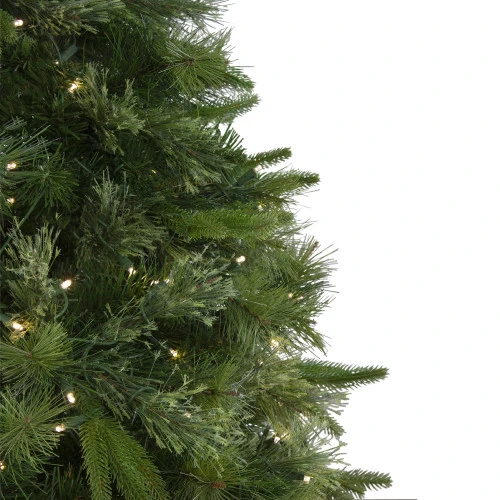 Northlight 4.5' Pre-Lit Full Ashcroft Cashmere Pine Artificial Christmas Tree, Warm Clear LED Lights 6 Northlight 4.5' Pre-Lit Full Ashcroft Cashmere Pine Artificial Christmas Tree, Warm Clear LED Lights - Image 4