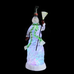 Northlight 11" White LED Lighted Color Changing Snowman Glitter Dome Christmas Tabletop Decor - 32913140 -Ornaments Store northlightct 70 426 066 3 48228.1587644957