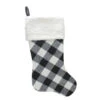 Northlight 23" Black And White Rustic Checkered Christmas Stocking -Ornaments Store northlightl27902 1 69606.1588344820