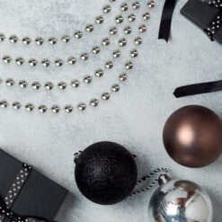 Northlight 33' Shiny Silver Round Beaded Christmas Garland - Unlit -Ornaments Store northlightys28289 99065.1636546339