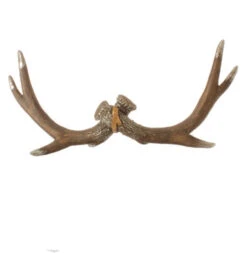 16" Brown Reindeer Antler Glitter Mantle Tabletop Decor