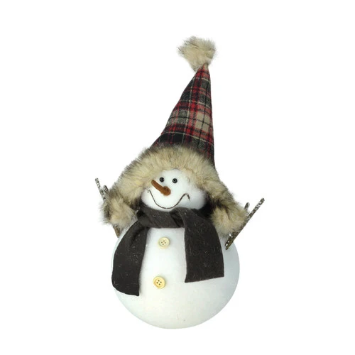 Northlight 13" White And Black Snowman With Hat Christmas Tabletop Figurine 3 Northlight 13" White And Black Snowman With Hat Christmas Tabletop Figurine