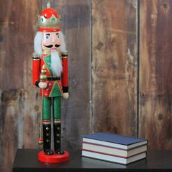 Northlight 24" Red And Green Wooden Christmas Nutcracker King With Scepter -Ornaments Store o5djaelog9ir4kxtidim9vzygawhgk5w 81414.1587645148