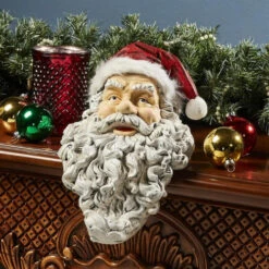 14" Santa Stocking Mantel Holder 13 14" Santa Stocking Mantel Holder -Ornaments Store oldsanta 2 09248.1587642896