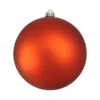 Northlight Burnt Orange Matte Shatterproof Christmas Ball Ornament 8" (200mm) -Ornaments Store ovnws7hdboetcs27xsswcribqp7jhyke 28708.1588370897