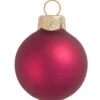 8ct Berry Red Glass Matte Christmas Ball Ornaments 3.25" (80mm) -Ornaments Store pblq9b1x8caynyceyjrtspi9lletzuak 25442.1670489782