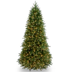 Christmas Central 7.5’ Pre-Lit Jersey Fraser Fir Artificial Christmas Tree, Clear Lights