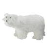 Northlight 17" White Contemporary Standing Polar Bear Christmas Figurine