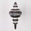 13" Black And White Zebra Stripes Commercial Size Shatterproof Christmas Finial Ornament -Ornaments Store q2prazgciozkesarjjocg0ymqv9glaod 34187.1664379668