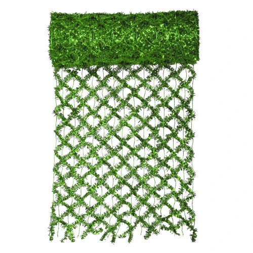 Green Commercial Wired Mesh Garland Ribbon 12" X 10 Yards 3 Green Commercial Wired Mesh Garland Ribbon 12" X 10 Yards