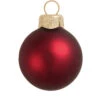 40ct Henna Red Glass Matte Christmas Ball Ornaments 1.25" (30mm) -Ornaments Store qtu66d18prno6r1astekqlaocsjy0e0m 98415.1588371205