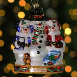 Christopher Radko Making New Friends Glass Christmas Ornament #1020062 -Ornaments Store radko 1020062 5 81054.1588414395