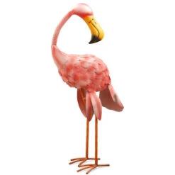 32" Pink Flamingo Garden Patio Accents