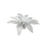 13" White Glittered Poinsettia Christmas Votive Candle Holder -Ornaments Store raz203726075201 85018.1595894410