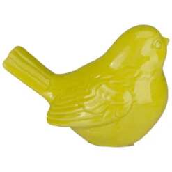 5.5” Pastel Yellow Tabletop Bird Figurine -Ornaments Store raz 3916072 yellow 2 32553.1588403319