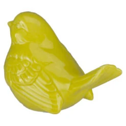 5.5” Pastel Yellow Tabletop Bird Figurine -Ornaments Store raz 3916072 yellow 3 86820.1588403320