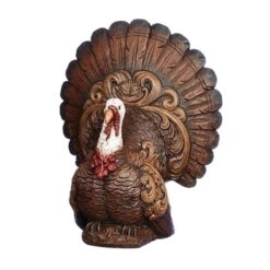9.75” Turkey Dark Wood Scroll