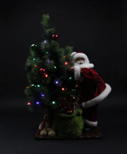 Northlight 30" Battery Operated Green And Red LED Lighted Santa Claus With Tree Christmas Figurine -Ornaments Store rluzzf71hs6vteg6iyv5otcgtxvwczq5 37066.1588406525