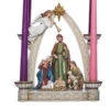 Roman 10.25” Christmas Advent Arch With Holy Family With Candle Holders 2 Roman 10.25” Christmas Advent Arch With Holy Family With Candle Holders -Ornaments Store roman20633242 1 78097.1587644177