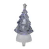 Roman 9.5" Clear LED Glitter Swirl Christmas Tree Stocking Holder -Ornaments Store roman 131396 40985.1587644281
