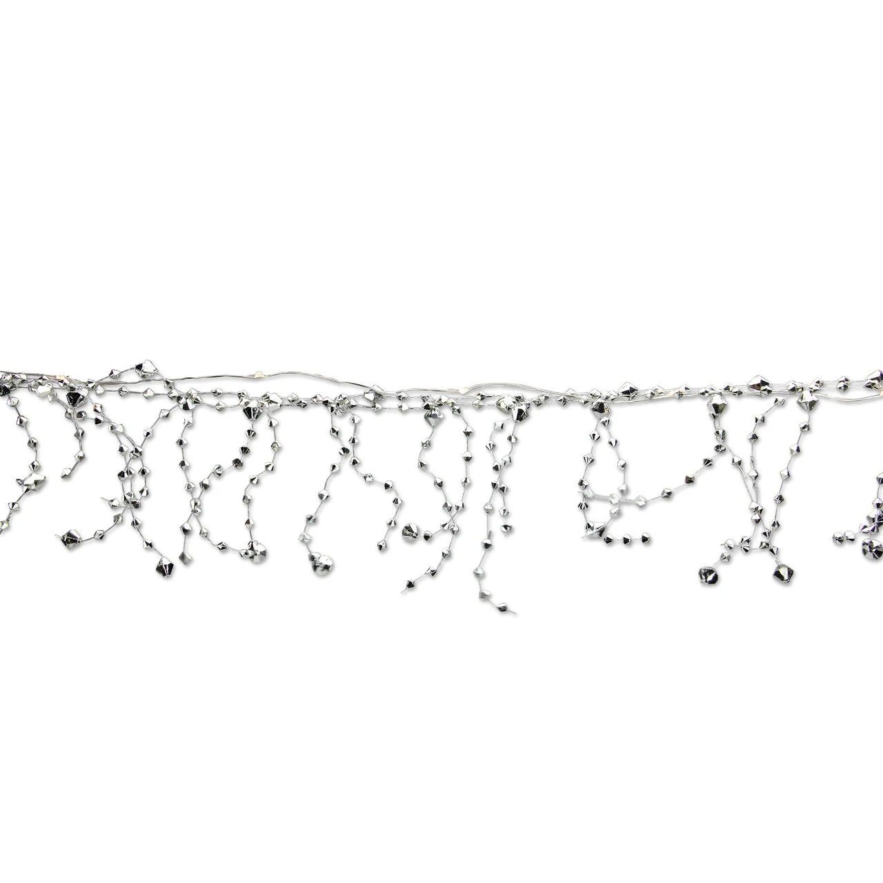 Roman 6' Pre-Lit Battery Operated Warm White Faceted Bead Christmas Garland 3 Roman 6' Pre-Lit Battery Operated Warm White Faceted Bead Christmas Garland