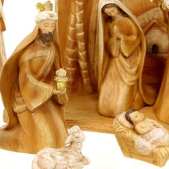 Roman 9-Piece Gold Carved Inspirational Religious Nativity Scene Christmas Tabletop Decor 12" -Ornaments Store roman 31378 3 70544.1599267888