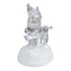 Roman 5.25" Prelit Clear Crystal LED Santa Claus With Reindeer Christmas Figure -Ornaments Store roman 32138 16061.1588415418