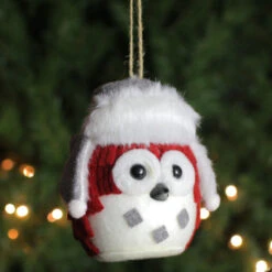 Roman 5.25" Red And White Owl Christmas Hanging Ornament -Ornaments Store roman 32595 b 2 39184.1588369458