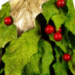 Roman 1.5' Slim Twas Night Red Holly Berry And Leaf Artificial Christmas Cone Tree - Unlit -Ornaments Store roman 35384 2 97069.1595892319