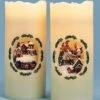 Roman 7" White And Green Santa's Train Station LED Lighted Christmas Pillar Candle -Ornaments Store rxjy6gfaihpjfiwgtfqrzsgp1joznttp 26880.1588355969