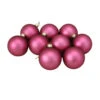 Club Pack Of 36 Matte Pink Lolipop Glass Ball Christmas Ornaments 2.75 (67mm)