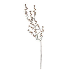 36" Gold Juniper Rose Glittered Artificial Christmas Spray
