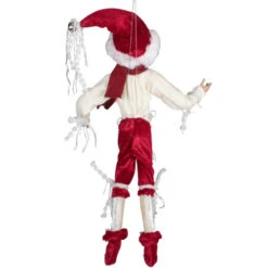 13" Red And Cream Whimsical Dusty Elf With Holly Berries -Ornaments Store select xn446 13 rc 4 30025.1665610437