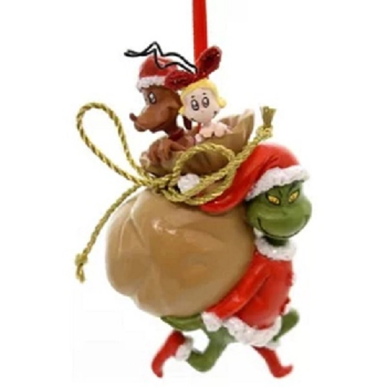 Department 56 Dr. Seuss Grinch Grinch Santy Clause Stowaways Christmas Tree Ornament #4057461 3 Department 56 Dr. Seuss Grinch Grinch Santy Clause Stowaways Christmas Tree Ornament #4057461