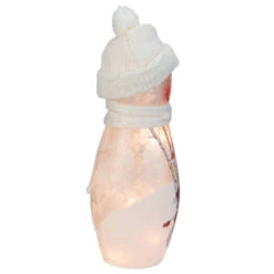11" White And Red Lighted Snowman Christmas Tabletop Decoration -Ornaments Store stony20creek bfx8244 2 12292.1588415811