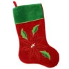 Northlight 20" Red And Green Velveteen Sequined Poinsettia Christmas Stocking -Ornaments Store tc1ylt83tiywbovjynl4y1j60peykepe 59989.1588371122
